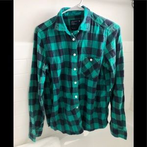American Eagle Flannel Button Down